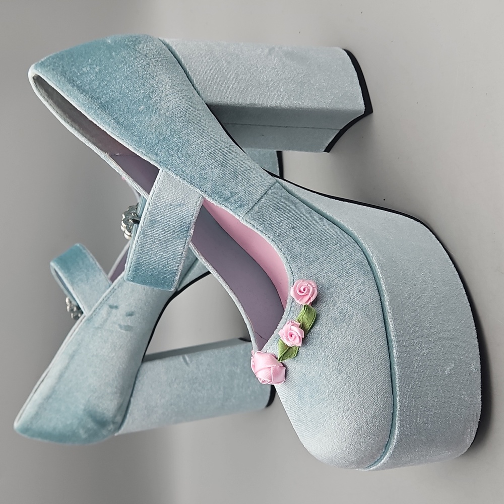 Dolls Kill Sugar Thrillz So This Is Love Platform Mary Jane’s Women 11 Sold Out! - Picture 4 of 12